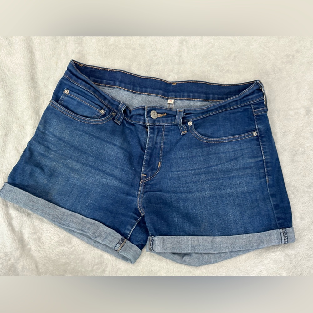 Levi’s Jean cuffed jean shorts